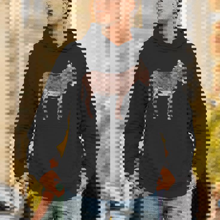 ロバ好きへのロバギフト 家畜 ロバ パーカー