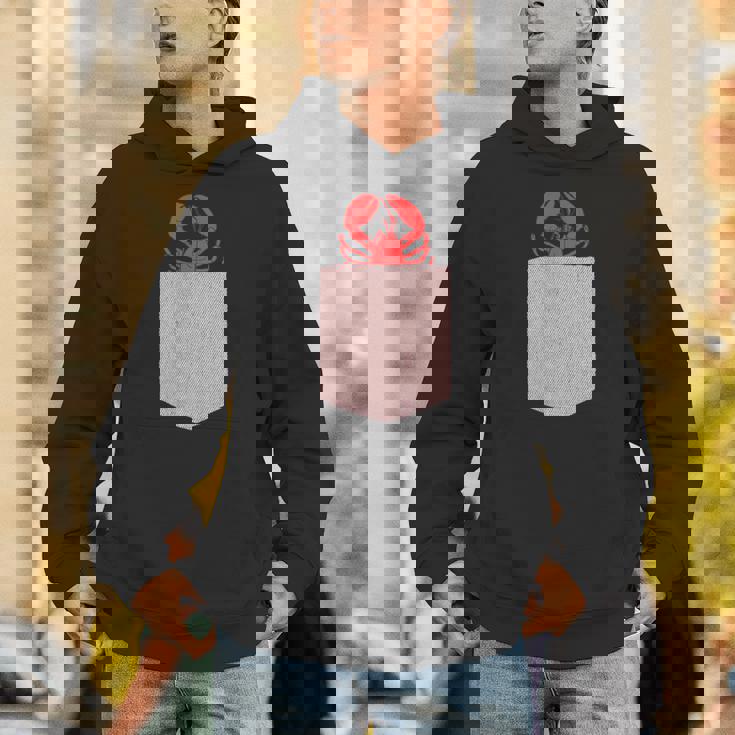 ロブスターデザイン-かわいいポケットアニマルロブスター パーカー