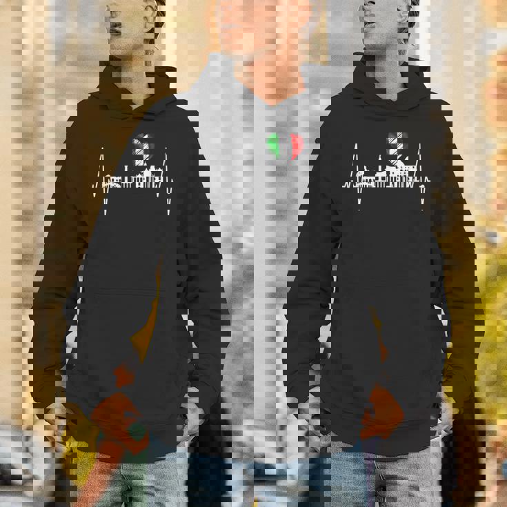 ローマ・コロッセオ・ハートビート・ローマ・スカイライン・ローマ・イタリア・イタリア パーカー