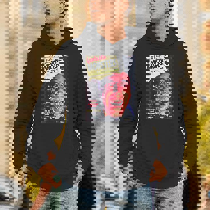 ヴァンパイア ハロウィン ホラー ヴィンテージ ドラキュラ コミックブック レトロ パーカー