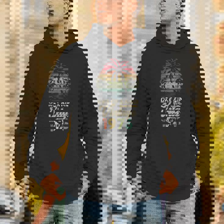 ヴィンテージ 1976年 誕生日 49歳 ヤシの木 レトロ パーカー