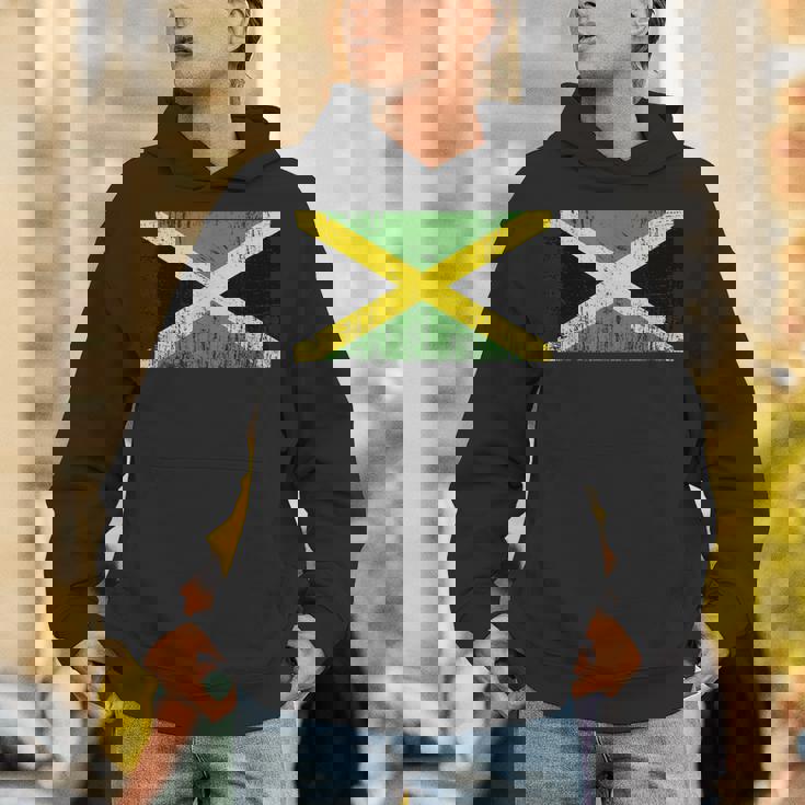 ヴィンテージ ジャマイカ バナー ファン ジャマイカ 国旗 レトロ Hoodie