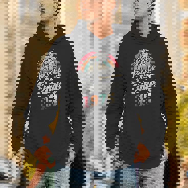 ヴィンテージ1975バースデー50年パームツリー レトロ パーカー