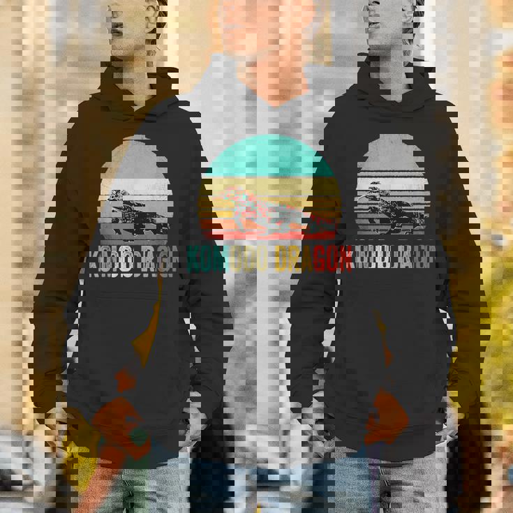 ヴィンテージコモドドラゴンシャツサンセット パーカー