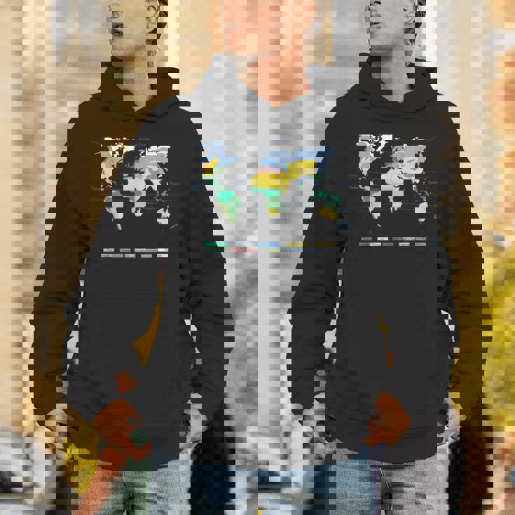 世界地図 気候帯 海名 英語語 Hoodie