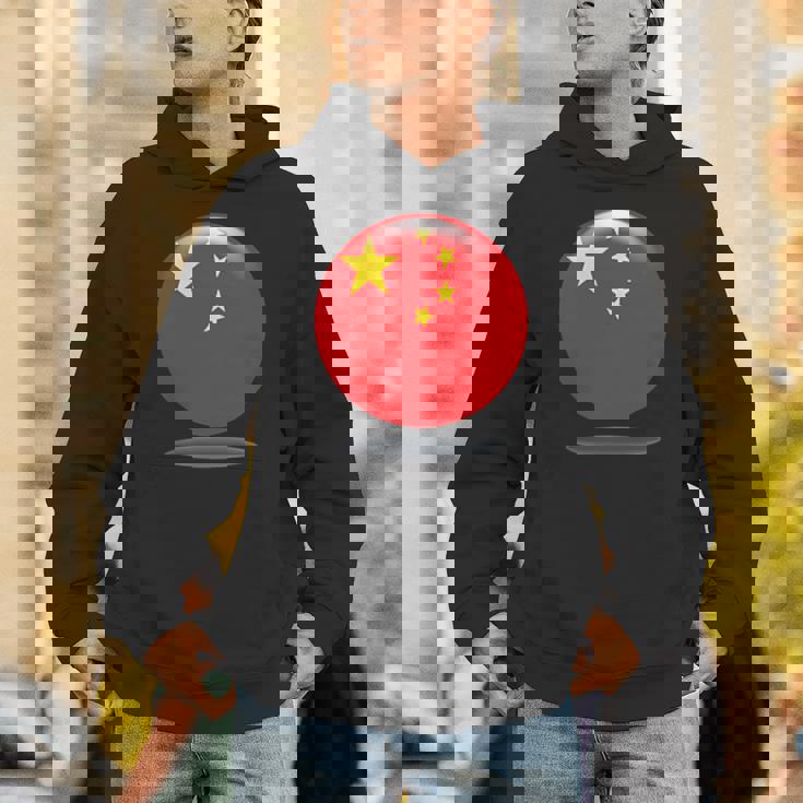 中国国旗サークル 中国人と中国を愛する方 パーカー