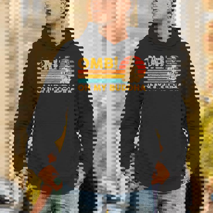 仏教 仏前 レトロ Omb オーマイブッダ Hoodie