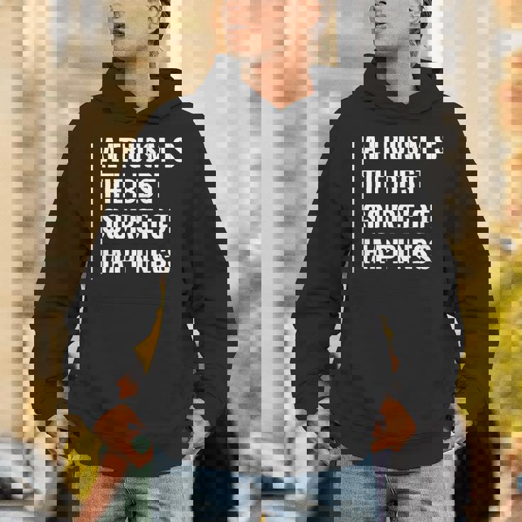 利他主義は幸福の源。利他主義者デザイン Hoodie