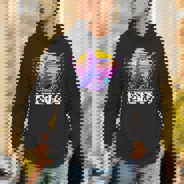 剣道 日本武道 レトロ ヴィンテージ ヴェイパーウェーブ 90年代 パーカー