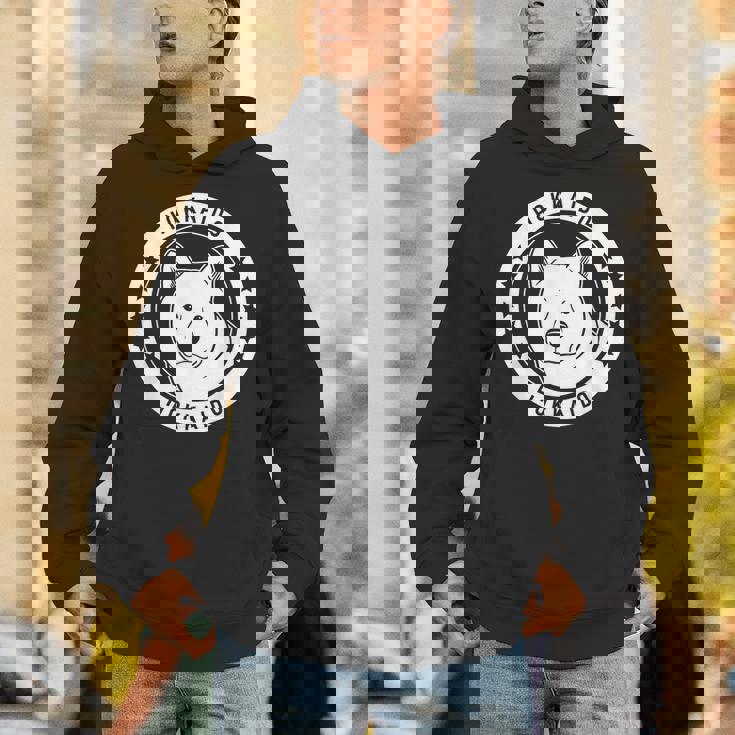 北海道犬のポートレート パーカー