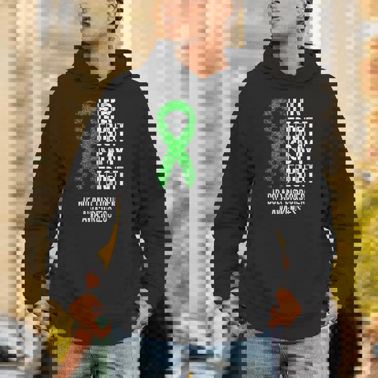 双極性障害彼女の戦いは私の戦い双極性障害 Hoodie