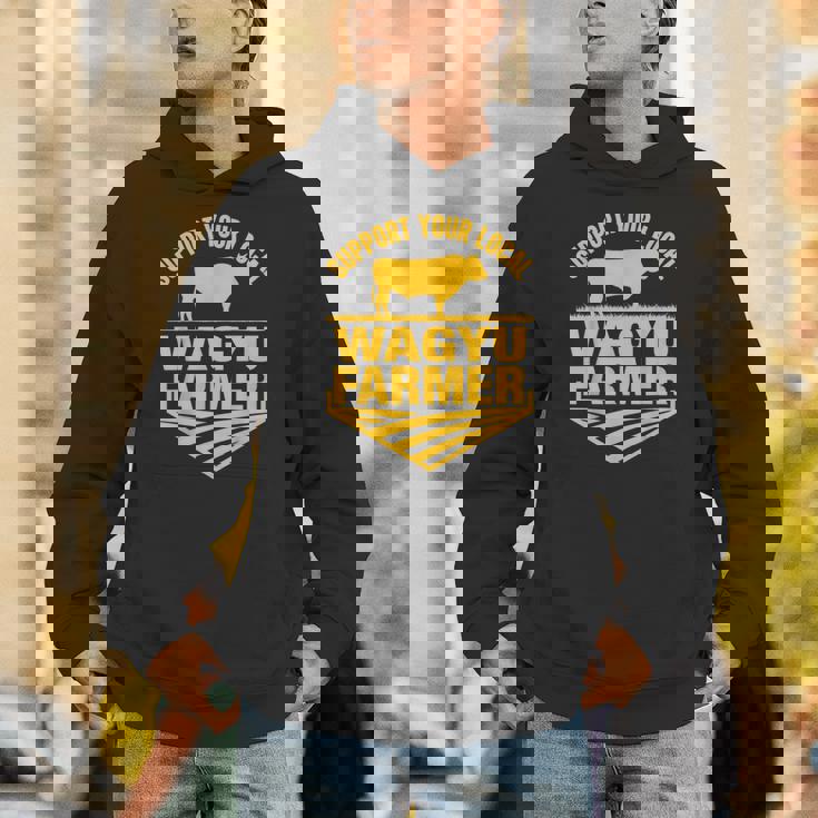 地元和牛農家を応援 牛和牛牧場。 Hoodie