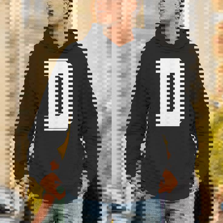 大文字 D アルファベットモノグラム イニシャル パーカー