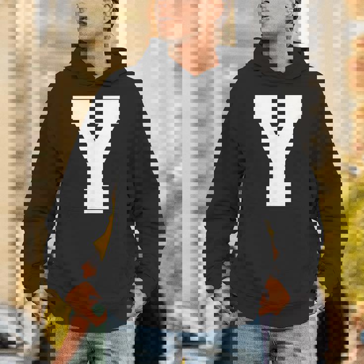 大文字 Y アルファベット モノグラム イニシャル パーカー