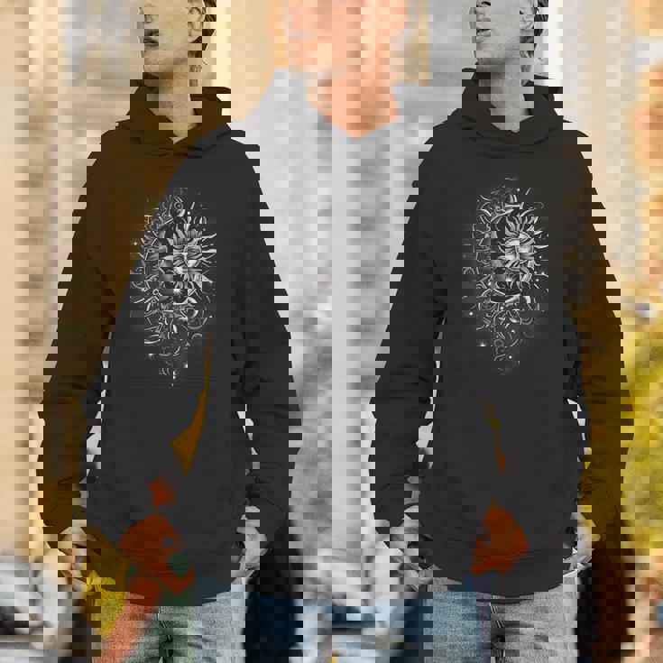 太陽と月 グラフィックtシャツ メンズ レディース ボーイズ ガールズ Hoodie