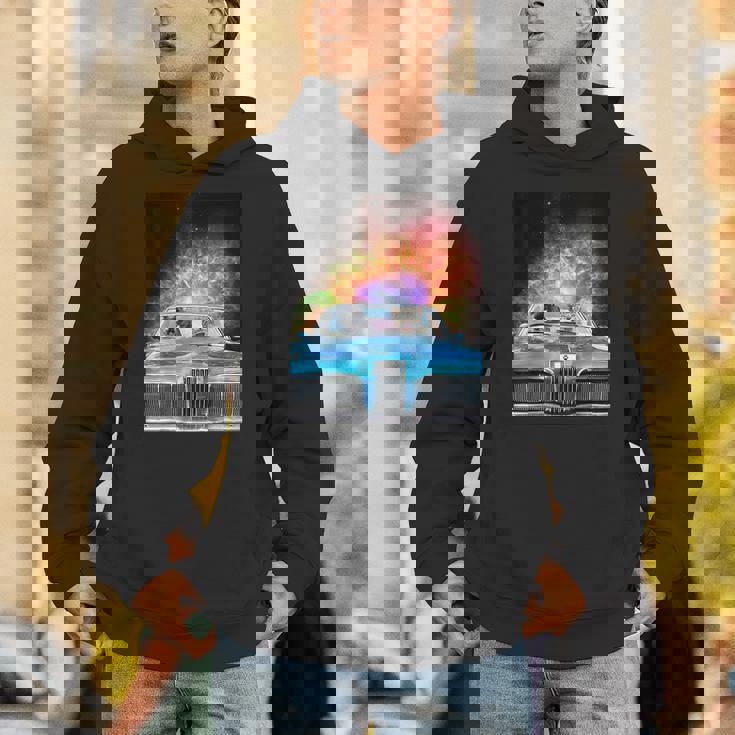 宇宙 銀河 猫 運転 車 パーカー