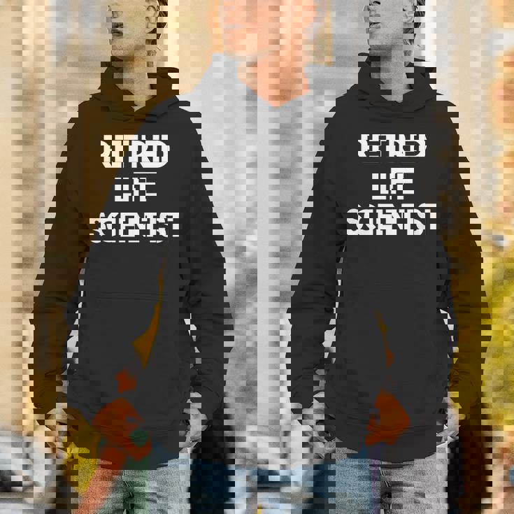 引退した生命科学者 面白い 長袖tシャツ パーカー