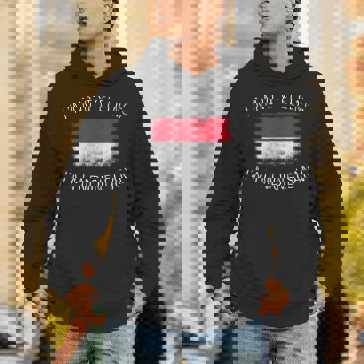 怒鳴ってないよ、私はインドネシア人だ-面白いインドネシアプライド Hoodie