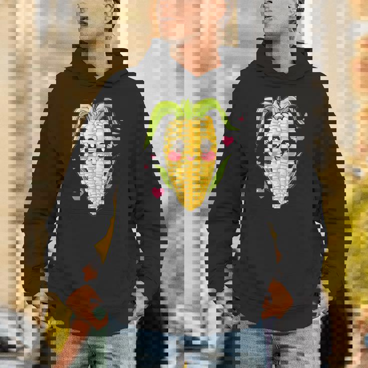 愛らしいかわいいコーンのハート付き。 パーカー