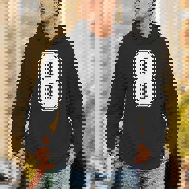 数字 8 スポーツジャージ ラッキーナンバー Hoodie