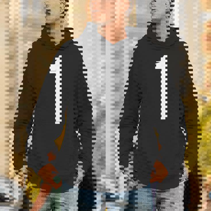 数字アルファベット 1 数字 パーカー