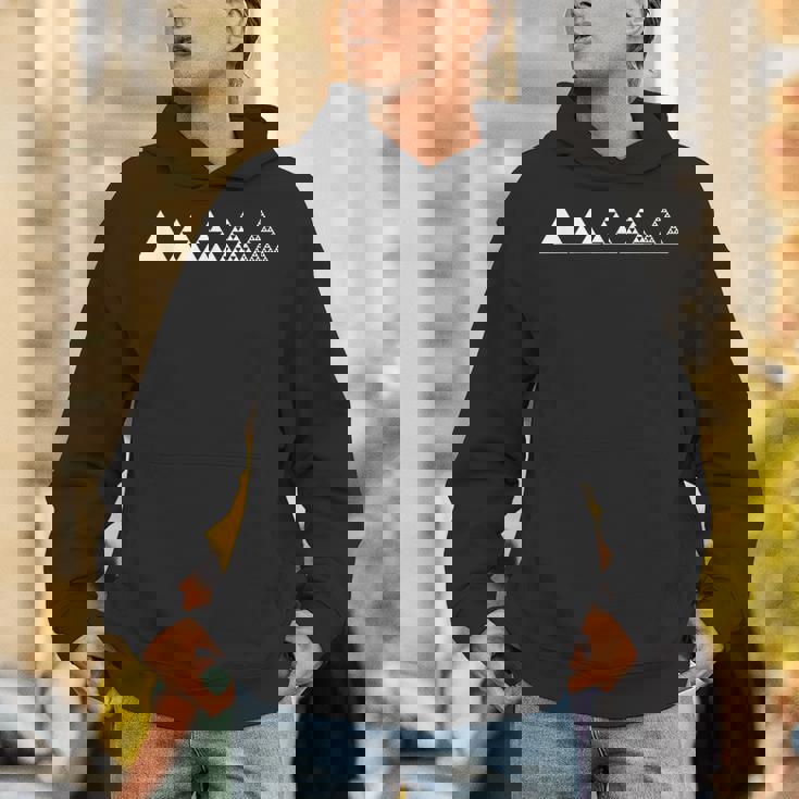 数学シェルピンスキーの三角形フラクタル幾何学数学 パーカー