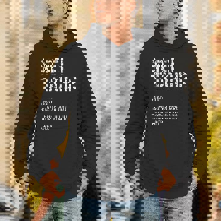 数学先生 定義シャツ 学校の初日 パーカー