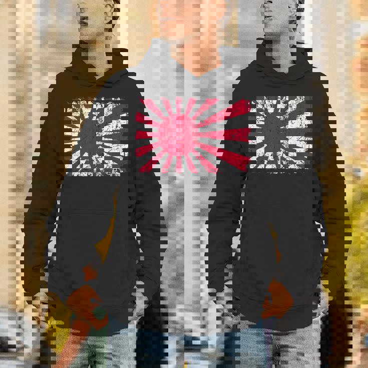 日本海軍旗 日本の誇り ビンテージ アンティーク調 愛国心 パーカー