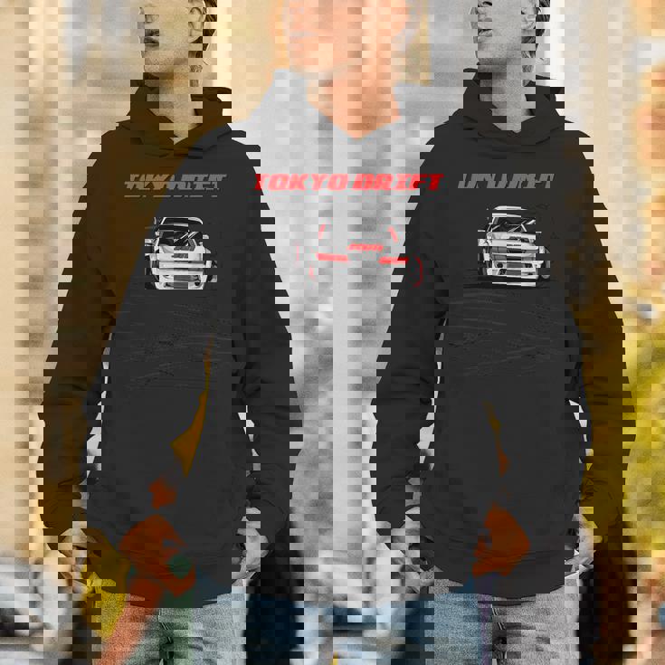 東京 ドリフトカー ジャパン ドリフトレーサー ドーナツ 運転 横向き パーカー