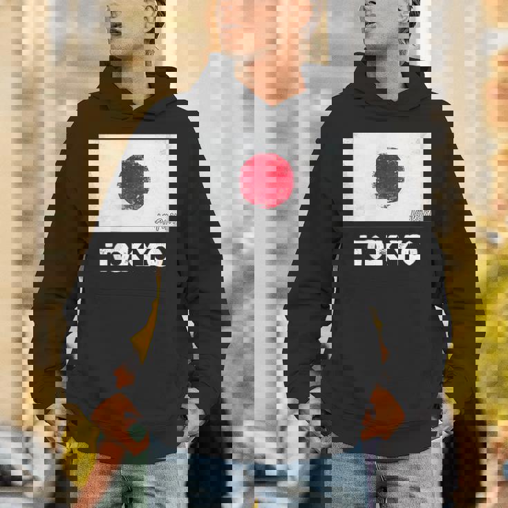 東京日本国旗シャツ パーカー