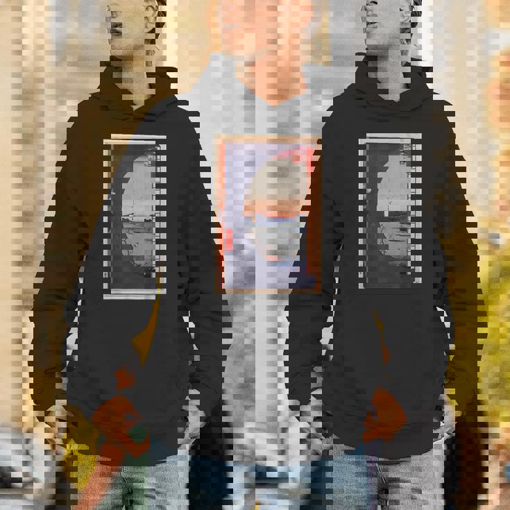 歌川広重 面白いtシャツ 名所江戸百景 絵画 アート メンズ 面白い 服 美術 グッズ 木版画 浮世絵 パーカー