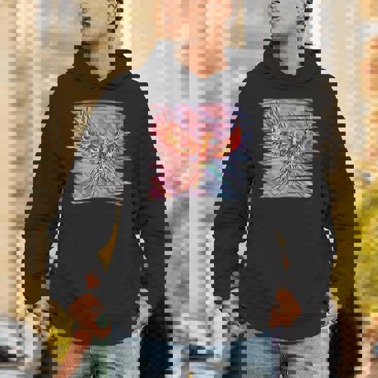 灰からのフェニックス 不死鳥 フェニックス 鳳凰 神話上の生き物 火 バード パーカー