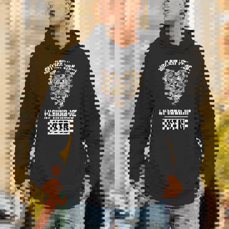 牡蠣好きにはごめんなさい、牡蠣のことを考えて聞いていませんでした パーカー