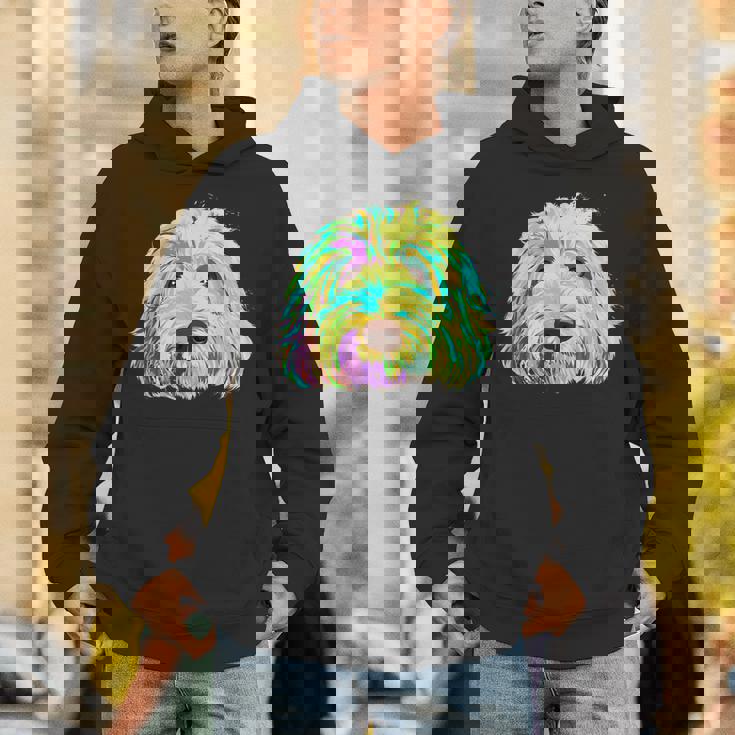 犬 カラフル ラブラドゥードル パーカー