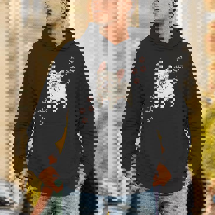 犬のプリントとフレンチブルドッグのグラフィック フレンチブルドッグ Hoodie