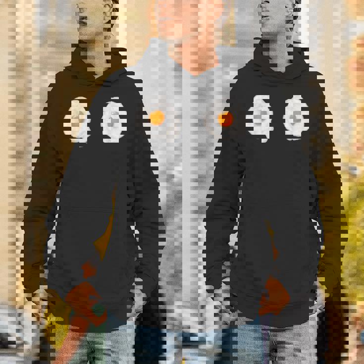 目玉焼きおっぱいビキニ卵おかしいハロウィンコスチューム パーカー