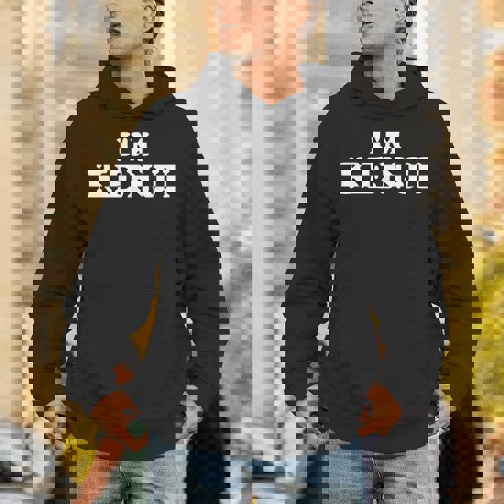 私はケンジ、私の名前はケンジ、私はケンジ、パーソナライズ パーカー