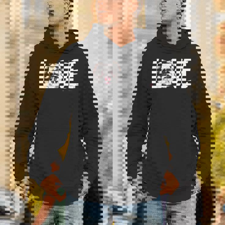 私はフェレットが大好きです Love Ferret パーカー