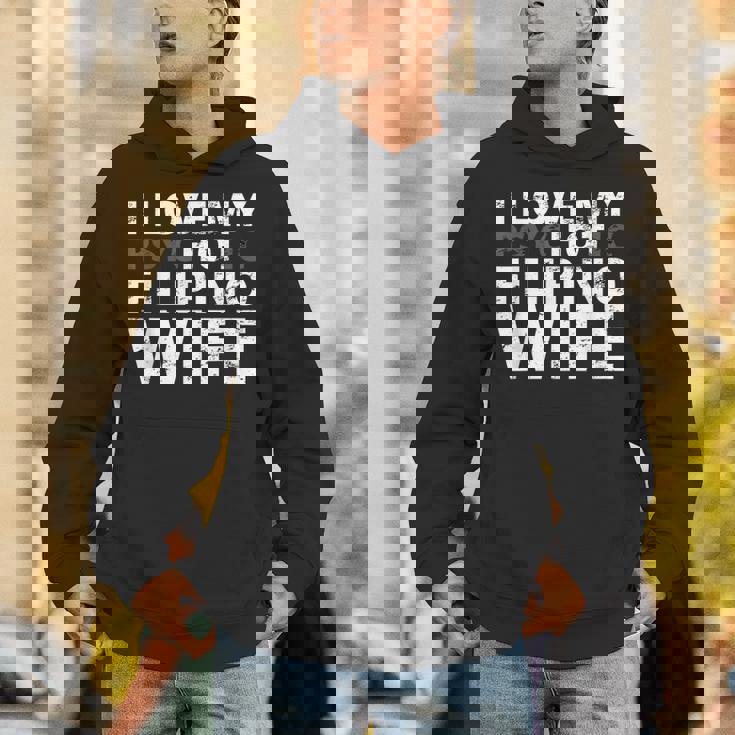 私は私の熱いフィリピン人の妻が大好きです-面白いフィリピン パーカー