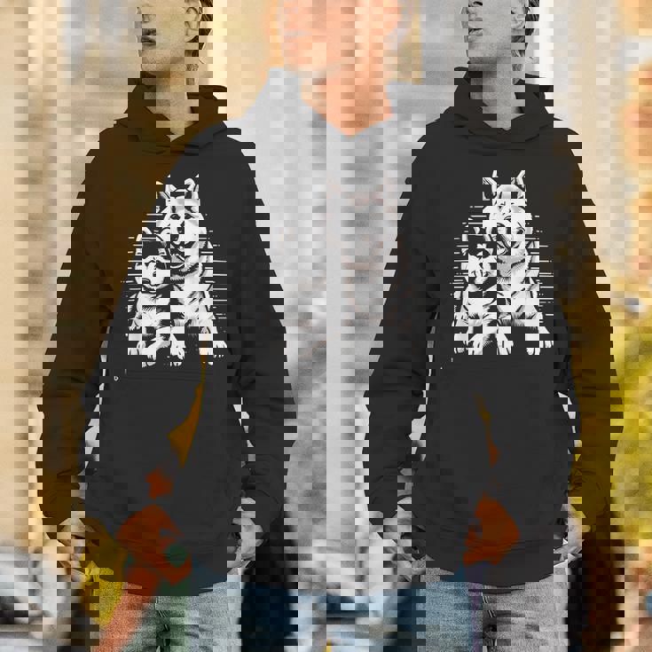 秋田犬 グラフィックtシャツ レディース メンズ Hoodie