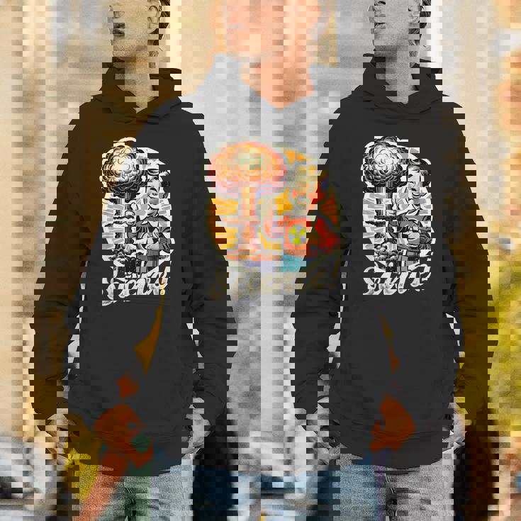 科学 核 原爆 爆発 レトロ 面白い 言葉 パーカー