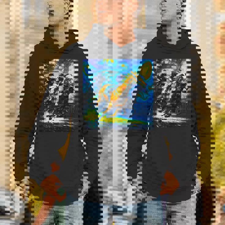 競馬 馬tシャツ おもしろ ウマ レース 馬 乗馬 競馬 面白いtシャツ メンズ グッズ ネタ 大人 男性 ゴッホ Hoodie