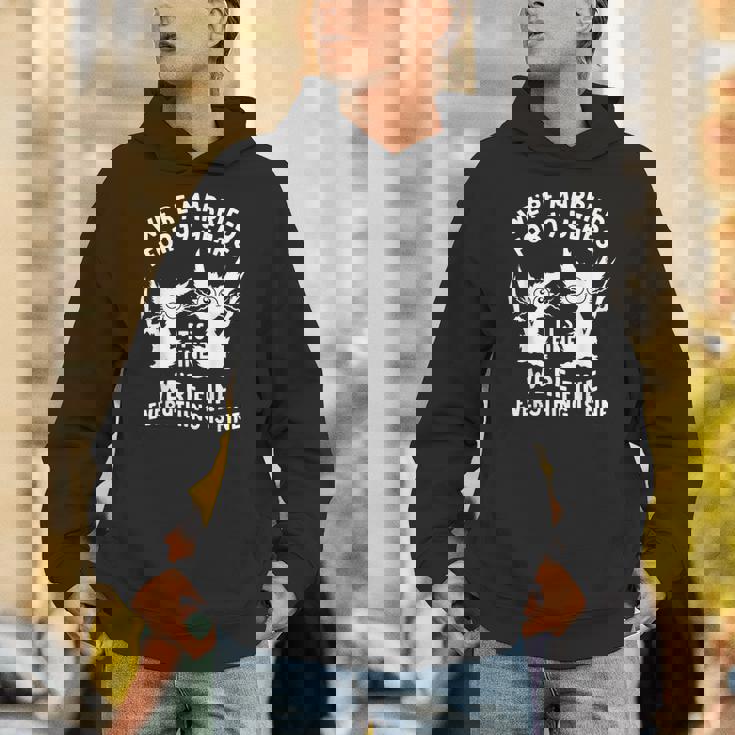 結婚19周年 結婚19年目 いい猫 面白い パーカー