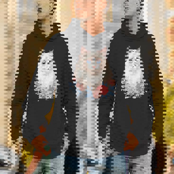 美しいラグドール猫 パーカー