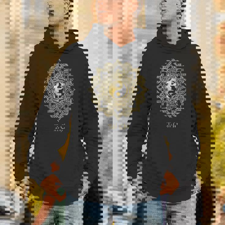 美しい太極拳、陰陽曼荼羅 Hoodie