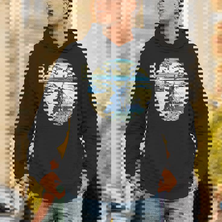 葛飾 北斎 信州諏訪湖 有名なヴィンテージアート スタイリッシュ パーカー