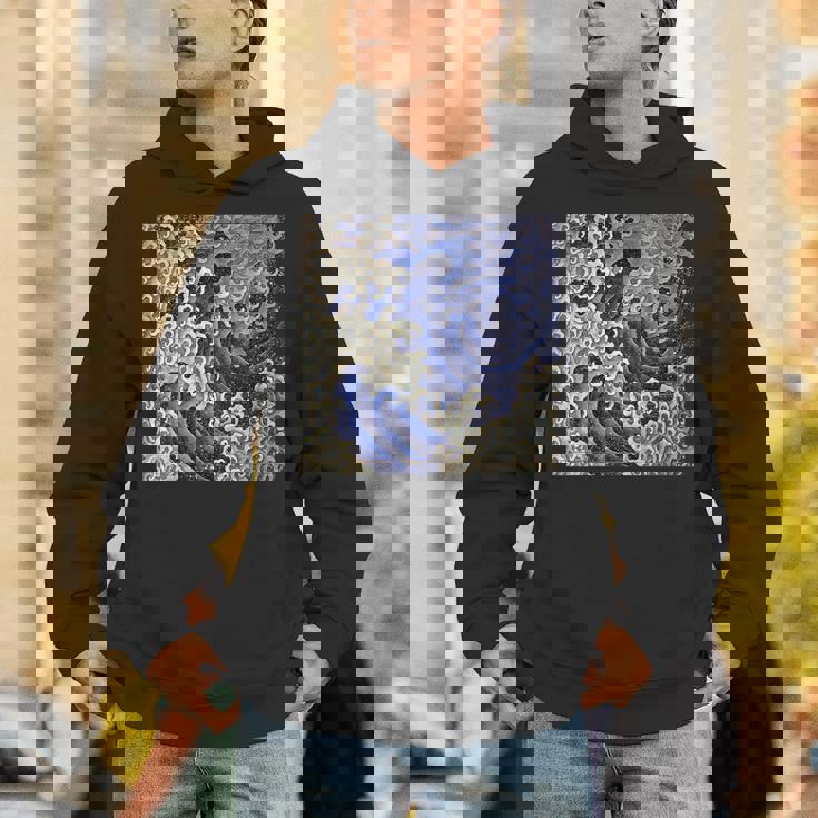 葛飾北斎 男波 パーカー