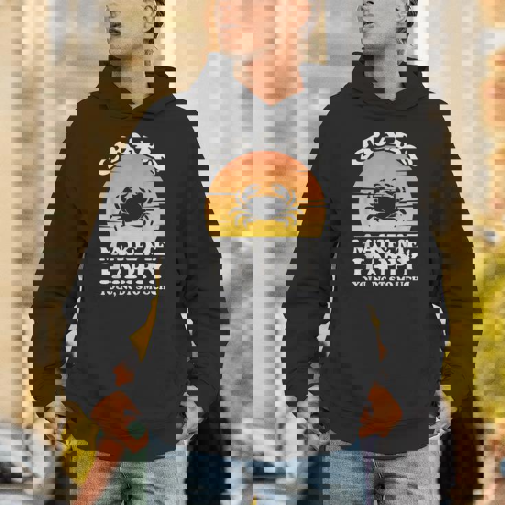 蟹は私を幸せにする カニ服 カニ パーカー