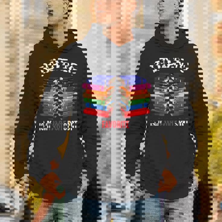 読書は私の好きなスポーツです 本好き 趣味 文学 パーカー