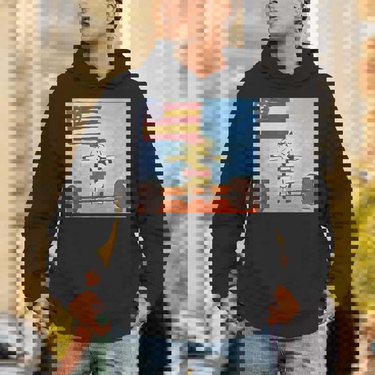 赤身ビーフ パティ赤身ビーフティー デッドリフティングビーフ パーカー